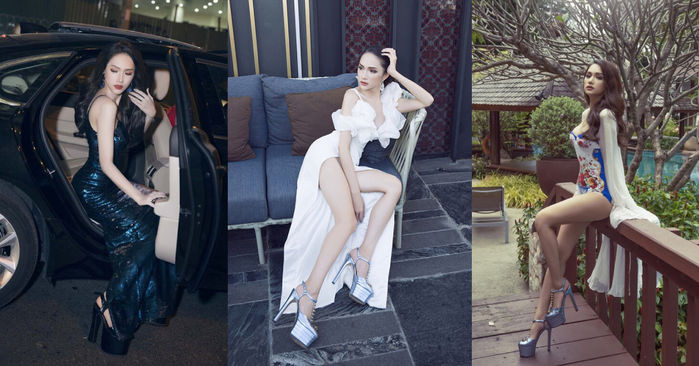 Hoa hậu Hương Giang sở hữu bộ sưu tập nhiều đôi giày cao gót lên đến 20 cm.