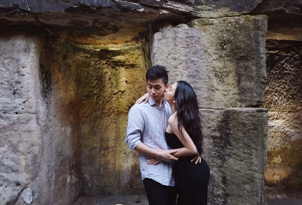 Rich kid này còn gây sốt khi thường khoe ảnh bạn trai cũng là du học sinh.