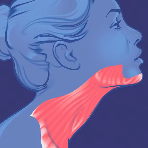 8. Cơ da cổ - Platysma muscle: Phần cơ này trải dài từ phần cổ trước tới tận ngực. Tác dụng lớn nhất của phần cơ này là vì mục đích thẩm mỹ, cho phép con người thực hiện một số biểu cảm rõ hơn trên khuôn mặt, đặc biệt là ở vùng miệng. Có điều theo các nhà khoa học, đây cũng là một bộ phận còn sót lại từ quá trình tiến hóa. Ảnh: Internet. Mời độc giả theo dõi video "Dầu thực vật có thực sự tốt cho sức khỏe?". Nguồn: VTC.