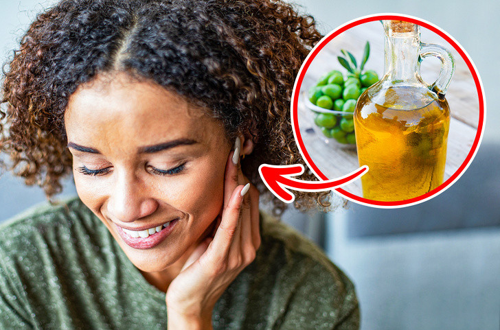 Dầu ô liu: Dầu ô liu đã được sử dụng như một phương thuốc dân gian trị đau tai. Theo Viện Hàn lâm Nhi khoa Mỹ, nhỏ một vài giọt dầu ô liu ấm vào tai rất an toàn và có thể có hiệu quả. Cho 3 hoặc 4 giọt dầu ô liu ấm vào tai mỗi ngày một lần, trong vài ngày cho đến khi hết đau.