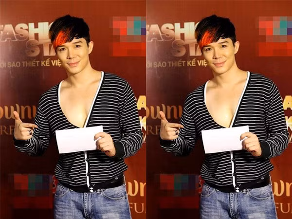 Nathan Lee còn tự tin diện áo trễ ngực phô diễn lợi thế vóc dáng tại các sự kiện lớn.