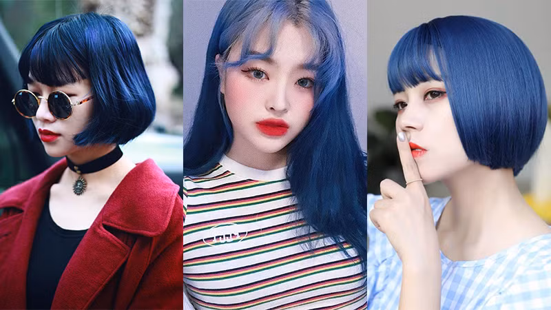 Classic Blue – tông màu của năm 2020 còn là một màu nhuộm tóc khá linh hoạt và mới mẻ. Đây cũng đang là một trong những xu hướng tóc nhuộm khá hot tại Hàn Quốc và thậm chí là đã và đang được nhiều idol ưu ái.