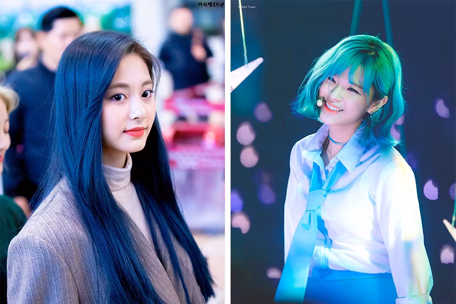 Màu xanh cổ điển (classic blue) được Pantone lựa chọn làm màu sắc chủ đạo của năm 2020. Do vậy, hãy bắt trend bằng màu tóc nhuộm xanh dương thời thượng và hiện đại.