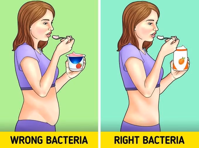 Chọn đúng loại sữa chua: Sữa chua luôn là thực phẩm hỗ trợ giảm cân nhưng thực chất, không phải loại sữa chua nào cũng giúp giảm cân. Chẳng hạn như sữa chua có đường và giàu chất béo không giúp bạn giảm cân. Bạn nên chọn sữa chua có thành phần Lactobacillus gasseri vì vi khuẩn này giúp ngăn ngừa táo bón và hoạt động như một loại lợi khuẩn thực sự cho hệ tiêu hóa.