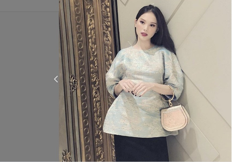 Phong cách thời trang sang chảnh của Linh Rin làm nên vẻ đẹp sang trọng, kín đáo một cách tinh tế.