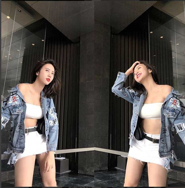 Thời gian gần đây, Vũ Ngọc Châm chuyển hướng sang phong cách gợi cảm, nóng bỏng.