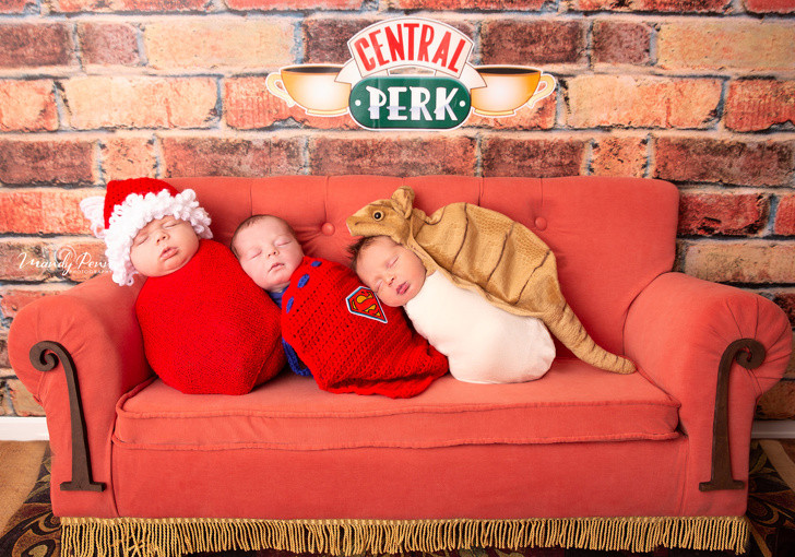 Khi chụp ảnh những bé sơ sinh vẫn đang ngủ ngon lành và dễ thương.