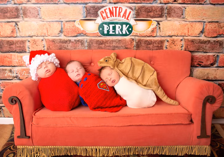 Khi chụp ảnh những bé sơ sinh vẫn đang ngủ ngon lành và dễ thương.