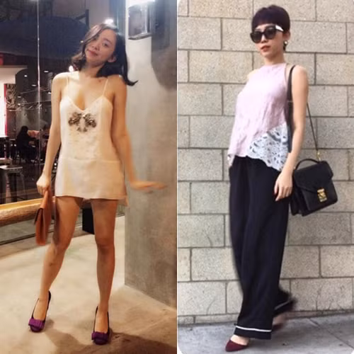 Thế nhưng, Tóc Tiên vẫn từng bị chê khi diện váy ngủ ngắn cũn, áo yếm nhăn nhúm và quần ngủ ra đường.