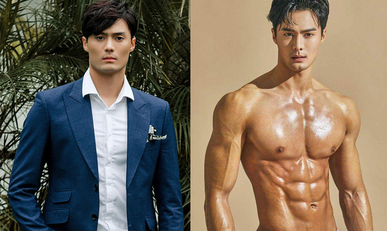 Nam vương quốc tế Seung Hwan Lee đã khiến chị em mê mẩn bởi thân hình đẹp như tạc tượng và cơ bụng 6 múi ấn tượng.