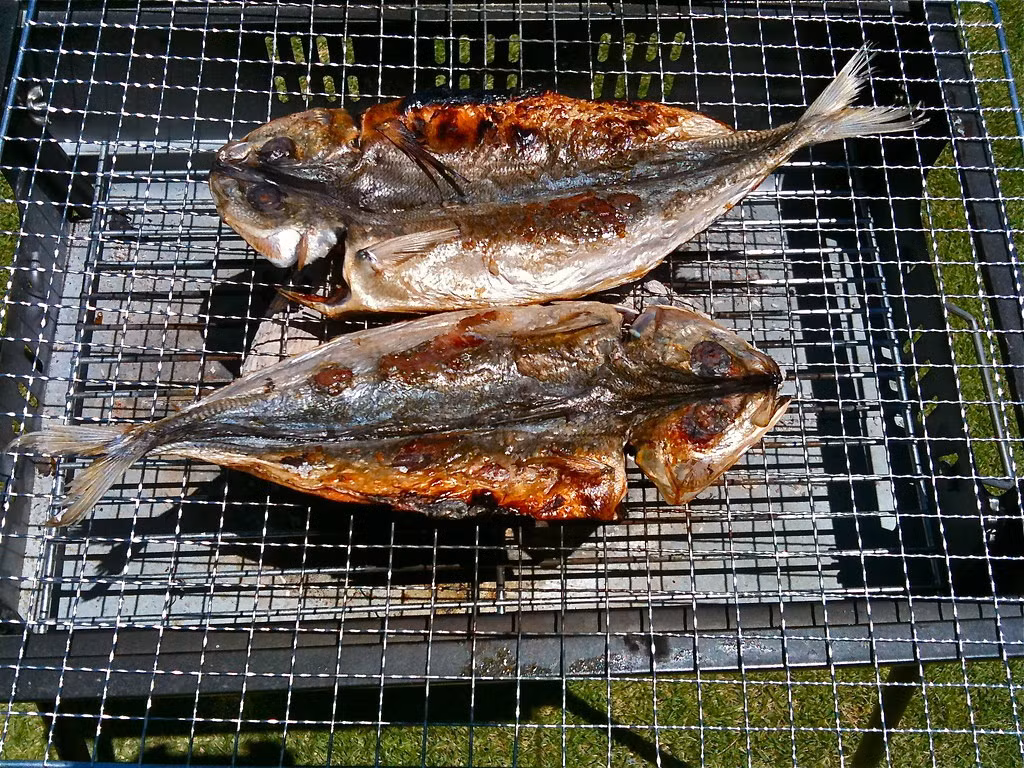 Cách chế biến này xuất phát từ đảo Izu ở Nhật, vùng đất có nghề canh tác các ruộng muối. Người dân tại đảo thường chế biến các món ăn với nguyên liệu chính là muối.