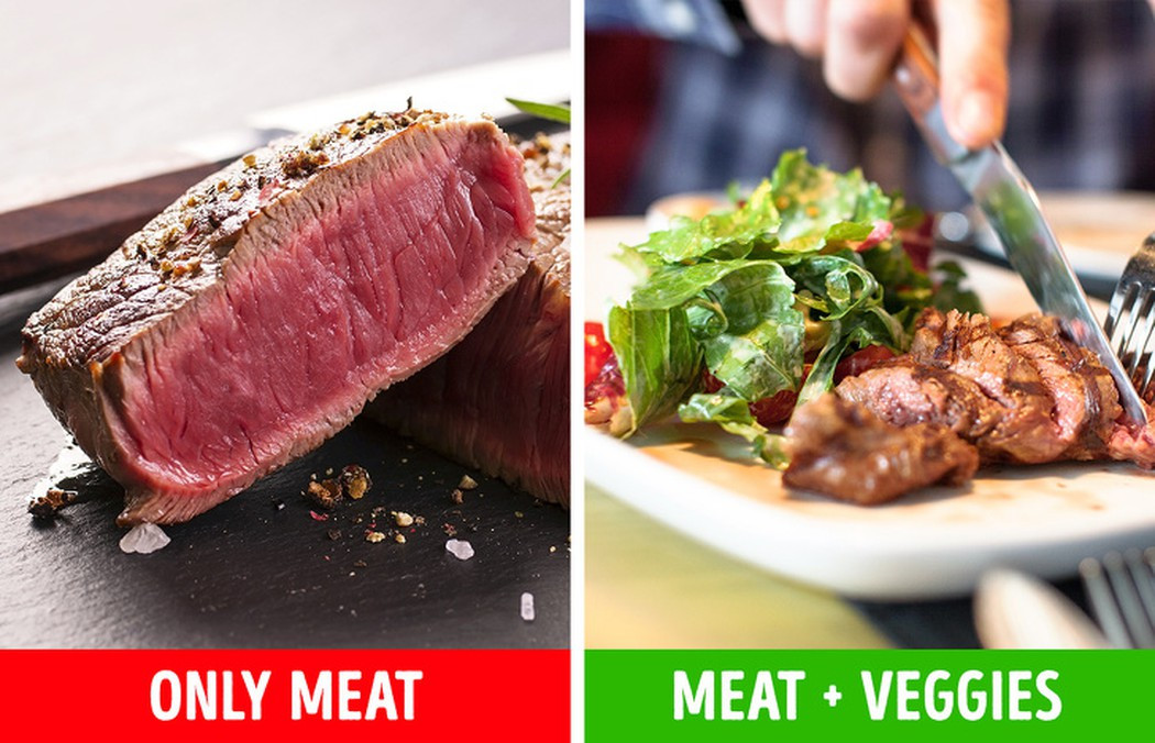 Ăn quá nhiều thịt đỏ: Các loại thịt đỏ như thịt heo, thịt bò… thật sự rất thơm ngon nhưng chúng lại không hề tốt cho sức khỏe nếu ăn quá nhiều. Theo nghiên cứu của trường Đại học Glasgow (Anh) chứng minh rằng, chế độ ăn nhiều thịt đỏ sẽ làm tăng một yếu tố trong máu được gọi là phosphat huyết thanh, từ đó khiến cơ thể chị em tăng thêm một tuổi sinh học. Đồng nghĩa với việc, bạn sẽ già hơn 1 tuổi so với bình thường.