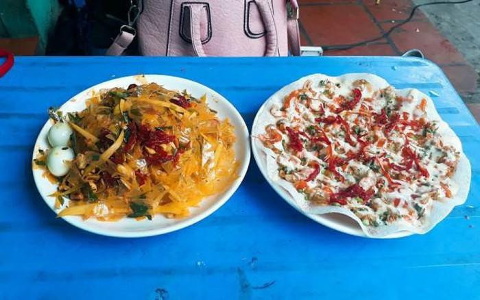 Bánh tráng Hải Phòng: Bạn có thể thưởng thức 3 loại bánh tráng ở Hải Phòng là bánh tráng chiên phồng phô mai, bánh tráng cuộn bơ sốt me và bánh tráng sốt thịt.