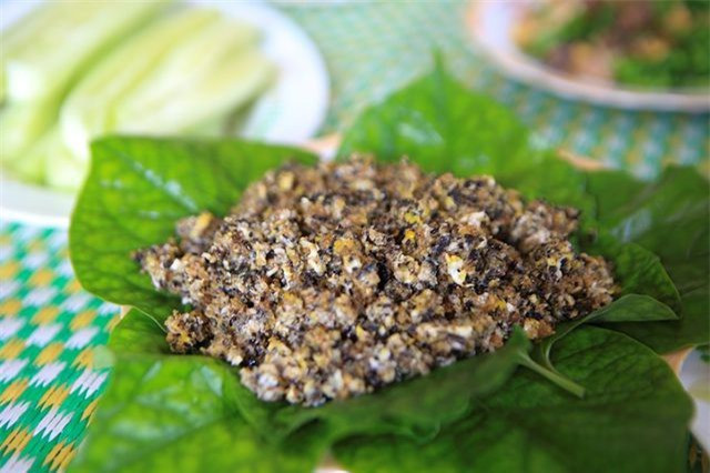 Trứng kiến được ví là “lộc rừng”, ngon, lạ và bổ dưỡng, vì thế giá của nó không hề rẻ. Và để “săn” được sản vật này là cả một quá trình đầy gian nan, kỳ công. Tổ kiến thường ở trên các ngọn cây, người săn trứng phải trèo khá cao mới có thể tiếp cận được. Ảnh: Internet. Video "Chế biến món ngon từ nấm đông cô". Nguồn: VTC.