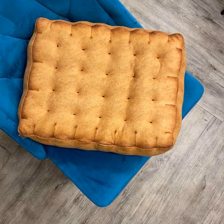 Chiếc gối bánh quy này có thể làm cho những đêm mùa thu của bạn trở nên ấm cúng hơn.