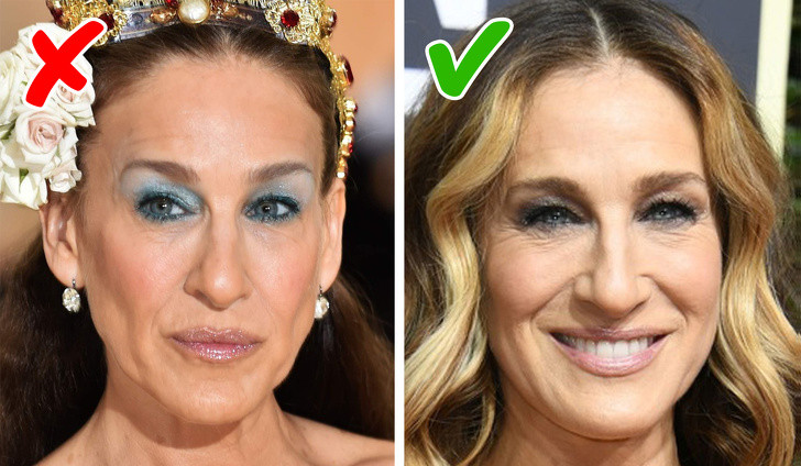 Chạy theo xu hướng: Thử các xu hướng trang điểm mới là việc nên làm, tuy nhiên hãy chắc chắn kiểu làm đẹp đó phù hợp với bạn về tuổi tác, diện mạo trước khi ra đường. Tránh kiểu chạy theo xu hương trang điểm làm xấu hình ảnh bản thân. Ảnh: BS. Video "Bí quyết làm đẹp của sao Việt". Nguồn: VTC.