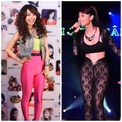 Minh Hằng từng dính án phạt vì diện quần bó sát chất liệu xuyên thấu.