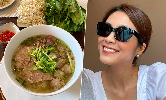 Trước đó, Tăng Thanh Hà cũng từng khoe bát phở được nấu trong 20 tiếng với đầy đủ nguyên liệu cầu kỳ, cách chế biến phức tạp.