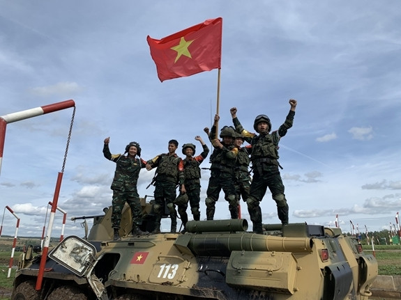 Cac doi tuyen QDND Viet Nam gianh thanh tich cao tai Army Games mung Quoc khanh