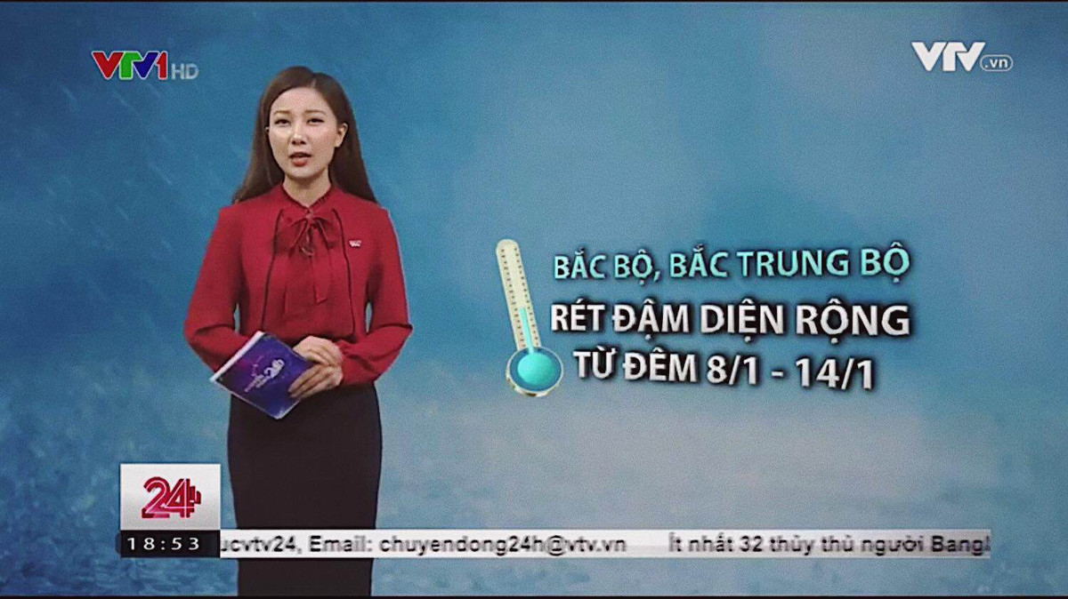 MC thoi tiet tren VTV hut trieu anh nhin voi anh doi thuong