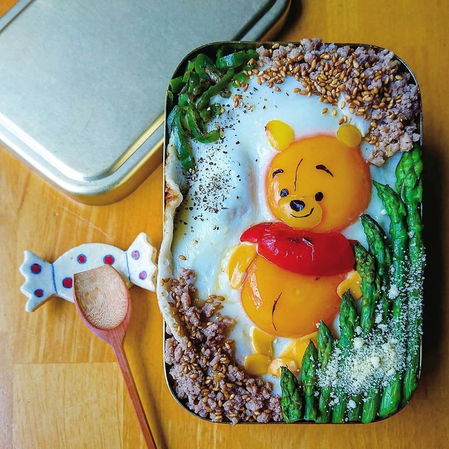 Tuy chưa được học qua trường lớp, nhưng khả năng làm cơm hộp Bento của chị Etoni đã khiến mọi người phải kinh ngạc.