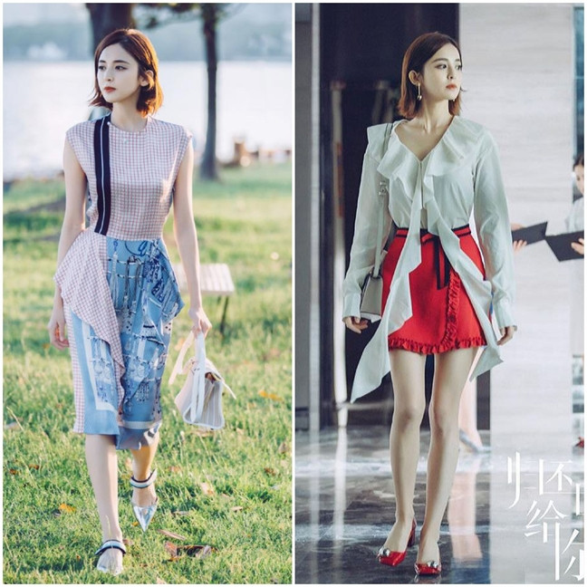 Mỹ nhân Tân Cương cũng được khen ngợi khi lựa chọn trang phục công sở thanh lịch. Ảnh: Internet. Video "Minh Hằng chia sẻ về phong cách thời trang" . Nguồn: VTC.