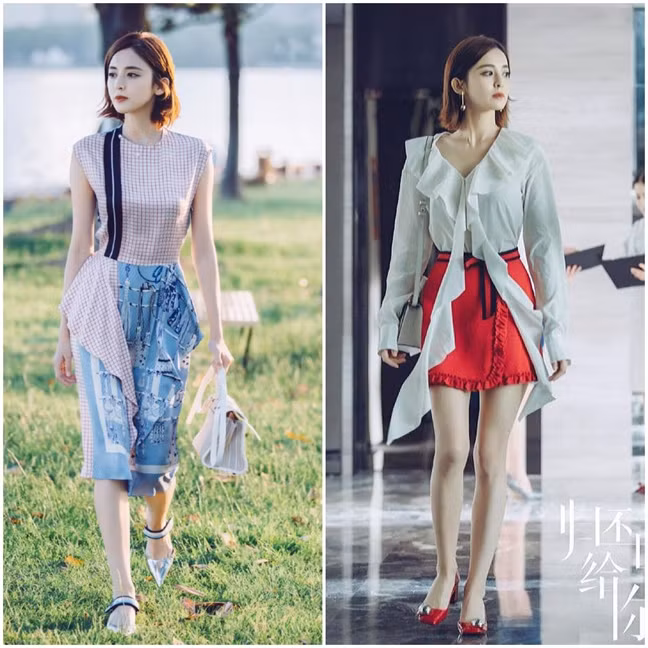 Mỹ nhân Tân Cương cũng được khen ngợi khi lựa chọn trang phục công sở thanh lịch. Ảnh: Internet. Video "Minh Hằng chia sẻ về phong cách thời trang" . Nguồn: VTC.