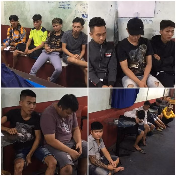 49 nam nu tu cac tinh ve Tien Giang “tranh tai” dua xe thi bi bat