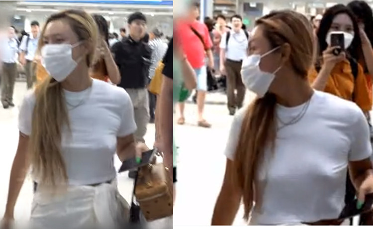 Hwasa, thành viên nhóm nhạc nữ nổi tiếng MAMAMOO, cũng không ít dịp trở thành đề tài bàn tán trên mạng xã hội, đặc biệt là lần nữ nghệ sĩ thả rông ra sân bay.