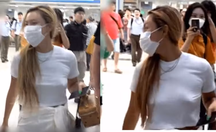 Hwasa, thành viên nhóm nhạc nữ nổi tiếng MAMAMOO, cũng không ít dịp trở thành đề tài bàn tán trên mạng xã hội, đặc biệt là lần nữ nghệ sĩ thả rông ra sân bay.