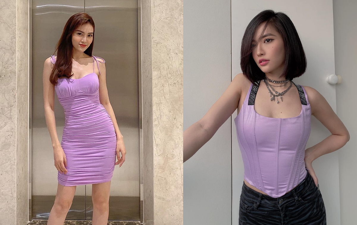 Những bộ trang phục màu tím lịm tìm sim khiến nhiều người dè chừng bởi đây vốn là một màu sắc khó nhằn, khi diện lên người liền có khả năng cao bị lọt top ăn mặc quê mùa hay sến súa. Thế nhưng loạt mỹ nhân Việt như Bích Phương hay Ninh Dương Lan Ngọc mặc lên trông vẫn vô cùng sang trọng và trẻ trung.