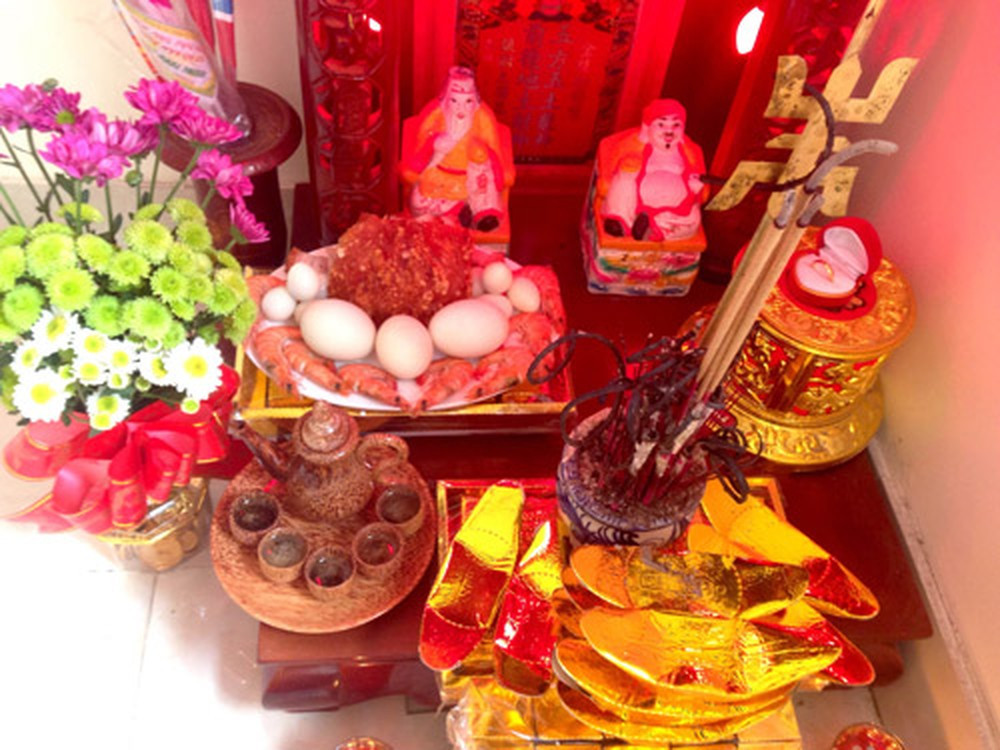 Chuan bi mam com cung Than Tai day du gom nhung gi?