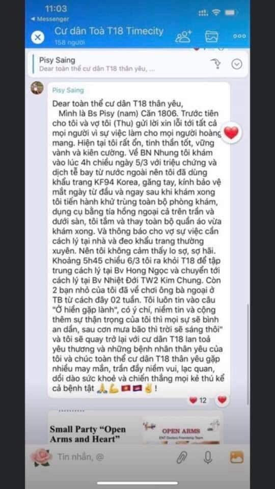 Tam thu cua bac si BV Hong Ngoc truc tiep kham cho ca benh COVID-19 thu 17-Hinh-2