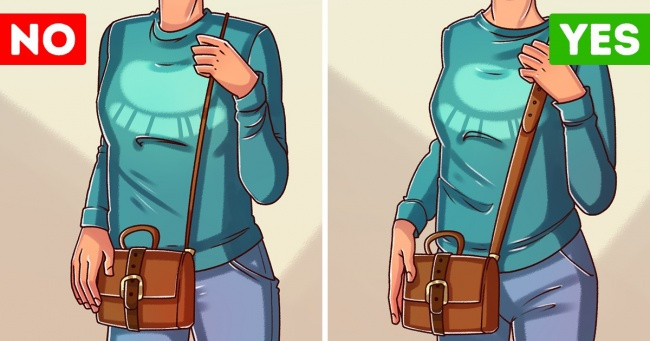 Trang tin Bright Side đã đưa ra một số mẹo hữu ích giúp bạn chọn túi xách không gây đau lưng, mỏi vai khi đeo.