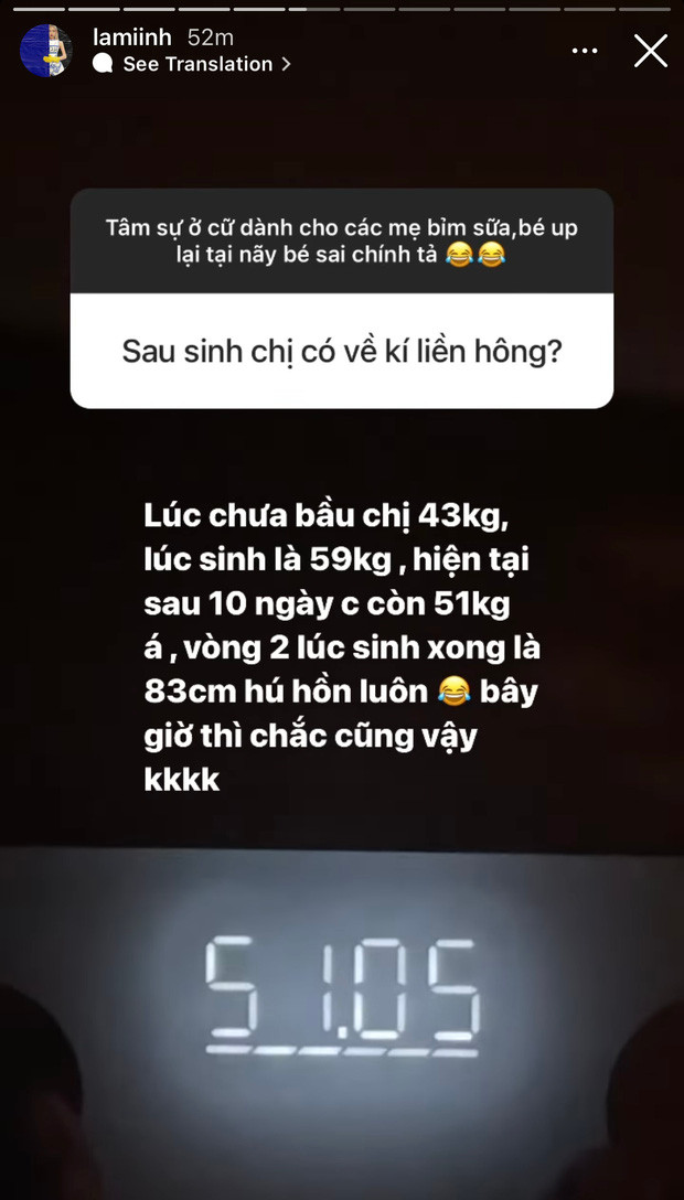 Ban gai Decao lan dau cong khai hinh anh bau bi, tiet lo phan ung ban trai-Hinh-3