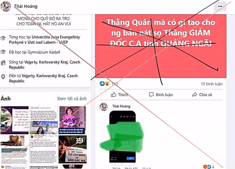 Ke doa ban Giam doc Cong an tinh Quang Ngai dang o nuoc ngoai: Kho xu ly?