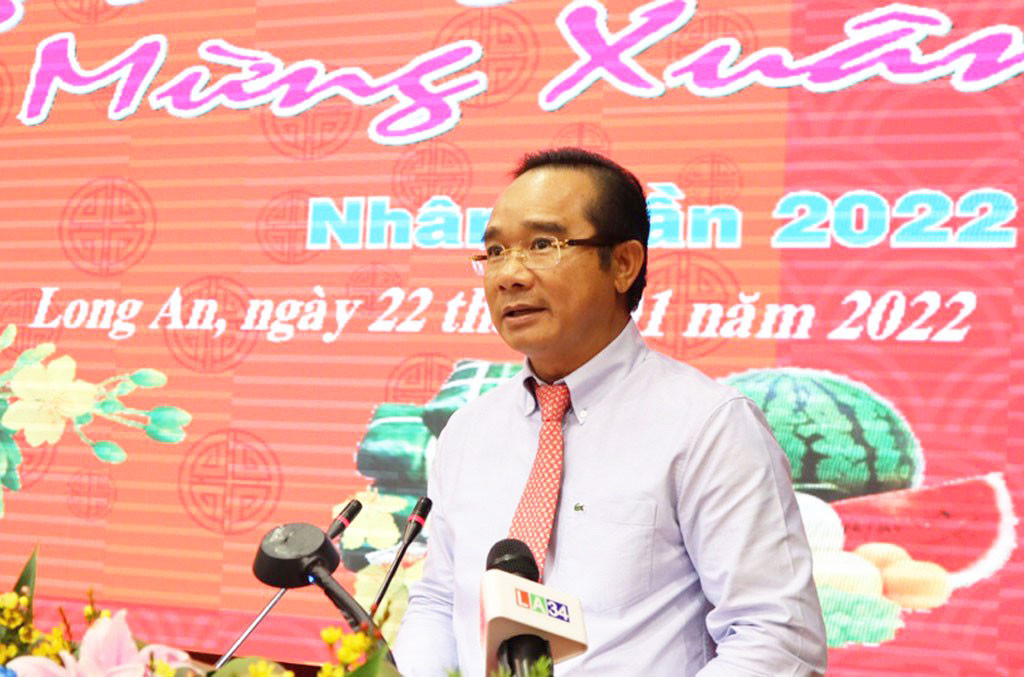 Ông Nguyễn Văn Được, Ủy viên Trung ương Đảng, Bí thư Tỉnh ủy, Chủ tịch HĐND tỉnh Long An.