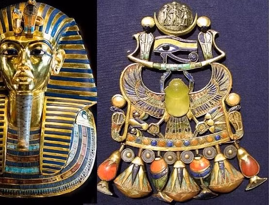Đầu tiên, hãy nói về cái ghim cài áo của Tutankhamun. Ban đầu, các nhà khoa học cho rằng nó được làm từ chalcedony, một loại thạch anh. Tuy nhiên, sau nhiều năm nghiên cứu, họ đã phát hiện rằng chất liệu của chiếc ghim cài áo thực ra là thủy tinh Silica từ sa mạc Libya.