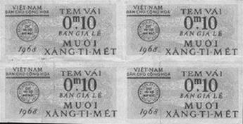 8. Tem phiếu: Ở một số nước, tiền chỉ mua được vài thứ nhất định như tem phiếu ở Việt Nam thời bao cấp.