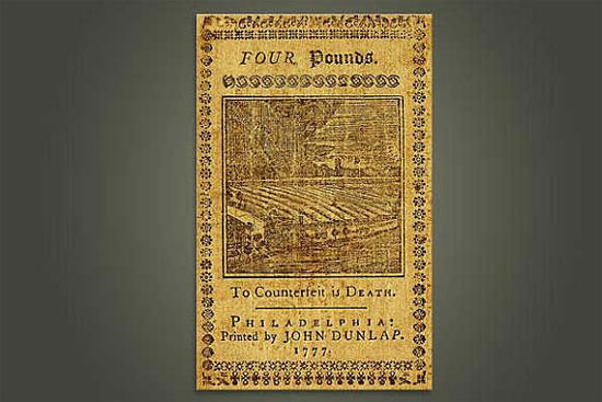9.Tiền tử hình: USD từng có dòng chữ "Làm giả sẽ bị tử hình" để ngăn chặn làm giả trước khi được thay bằng "In God we trust".