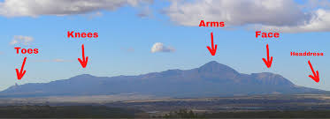 5. Phật ngủ núi Sleeping Ute, Hoa Kỳ: Núi Sleeping Ute ở Colorado, Hoa Kỳ, là một dãy núi trông giống như một vị tù trưởng Ute đang nằm ngủ, nhưng nhiều người cũng thấy hình ảnh của một vị Phật ngủ. Truyền thuyết địa phương cho rằng đây là nơi linh thiêng, nơi vị tù trưởng đang ngủ yên và sẽ thức dậy khi người dân cần sự bảo vệ. (Ảnh: Medium)