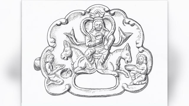 Các nhà khảo cổ chưa xác định được liệu những chiếc khóa này có phải do hoàng tử đeo hay do các phụ tá của ông đặt trong lễ hỏa táng như một phần của nghi lễ thiêng liêng.(Ảnh: Yahoo)