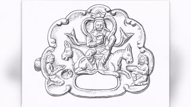 Các nhà khảo cổ chưa xác định được liệu những chiếc khóa này có phải do hoàng tử đeo hay do các phụ tá của ông đặt trong lễ hỏa táng như một phần của nghi lễ thiêng liêng.(Ảnh: Yahoo)