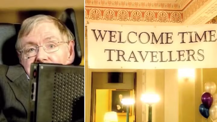 Mục tiêu của ông là kiểm tra xem liệu có ai từ tương lai sẽ quay lại quá khứ để tham dự bữa tiệc này hay không. (Ảnh: The Independent)