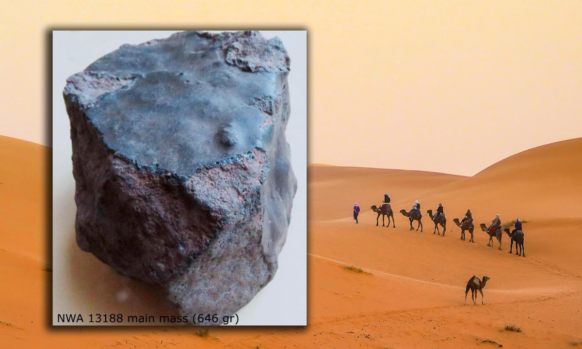 Ông cho rằng để tảng đá bay vào không gian do núi lửa là khó xảy ra vì tốc độ cần thiết quá cao và cột khói núi lửa thường chỉ cao 31-45 km.