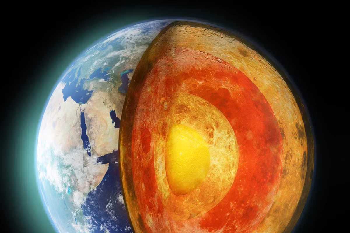 Những đồng vị này không thuộc về Trái đất và được tìm thấy trong vật liệu rò rỉ từ lõi hành tinh. (Ảnh: JHU Hub)