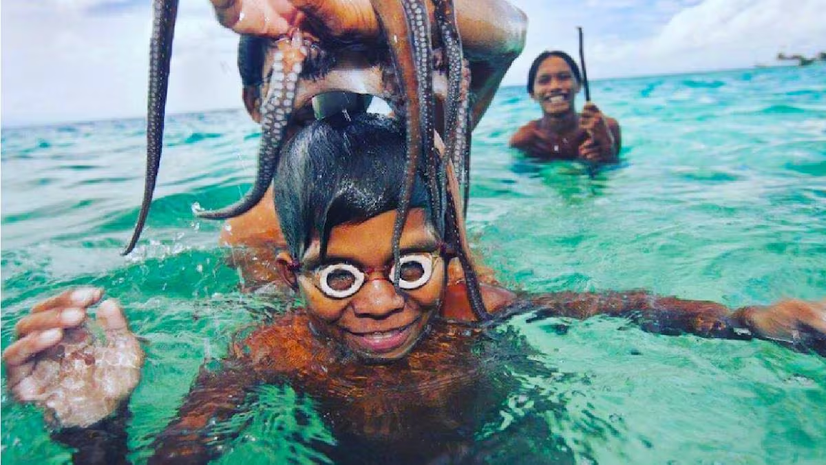 Với lá lách lớn hơn của họ cung cấp nhiều oxy hơn khi ở dưới nước.