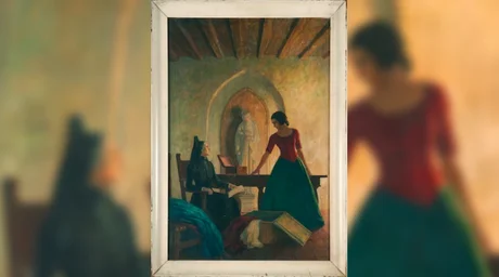 Bài đăng của cô đã thu hút sự chú ý của Maine Lauren Lewis, người từng tổ chức triển lãm tranh của họa sĩ người Mỹ Newell Convers Wyeth.