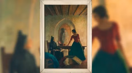 Bài đăng của cô đã thu hút sự chú ý của Maine Lauren Lewis, người từng tổ chức triển lãm tranh của họa sĩ người Mỹ Newell Convers Wyeth.