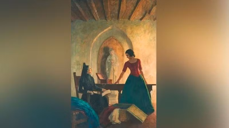 Khi tò mò về giá trị của bức tranh, cô đã đăng ảnh lên trang Facebook "Những thứ tìm thấy trên tường – Và những phát hiện ẩn giấu khác".